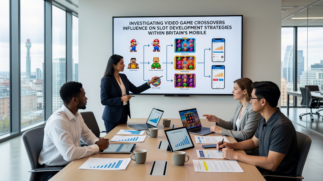 Developers reviewing crossover slot prototypes for Britain's mobile market